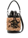 Casadei Giulia Bucket Bag In Brown