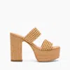 Casadei Goldeneye Isa Wedges - Woman Wedges And Slides Natur 36