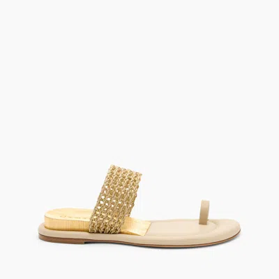 Casadei Goldeneye Zeppa Blade - Woman Flats And Loafers Bambu 40.5
