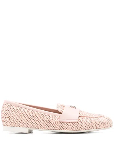 Casadei Hanoi Loafers In Pink