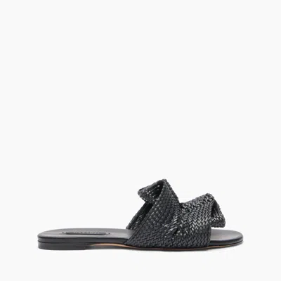 Casadei Hanoi Slide Sandal - Woman Flats And Loafers Black 35