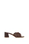 Casadei Heel Sandal In Brown