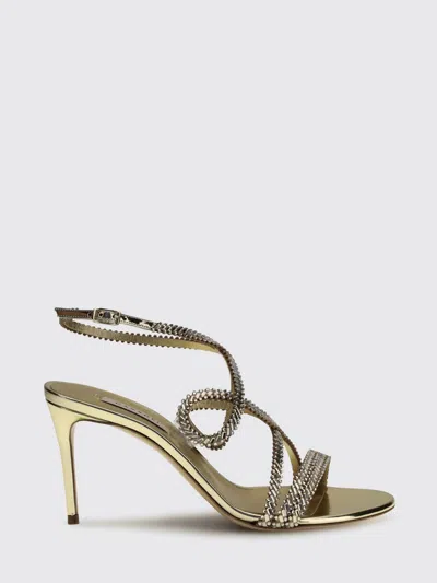 Casadei Heeled Sandal Woman In Multi