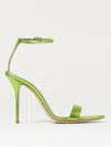 Casadei Heeled Sandals  Woman Color Green In Green