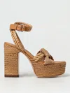 Casadei 1l145v1201c21262801 Formentera Platform Sandals In Dafne In Natural