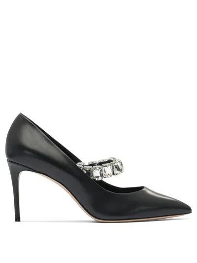 CASADEI HEELED SHOES BLACK