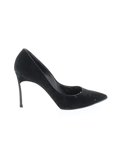 Pre-owned Casadei Heels In Black