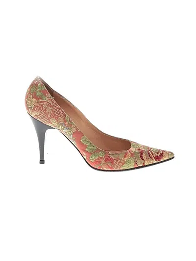 Pre-owned Casadei Heels In Brown