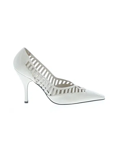Pre-owned Casadei Heels In White