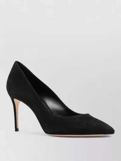 Casadei High Heel Pumps Pointed Toe Stiletto In Black