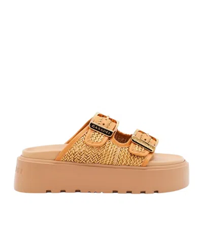 Casadei Interwovened Open Toe Sandals