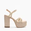 Casadei Isa Studsway - Woman Wedges And Slides Bambu 39