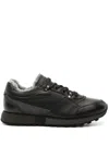 Casadei Ischia Lace-up Leather Sneakers In Black