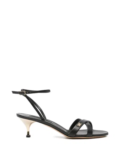Casadei Jane Crossover-strap Buckle-fastening Sandals In Black