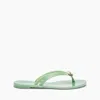 Casadei Jelly Flip Flops - Woman Flats And Loafers Milk And Mint 40