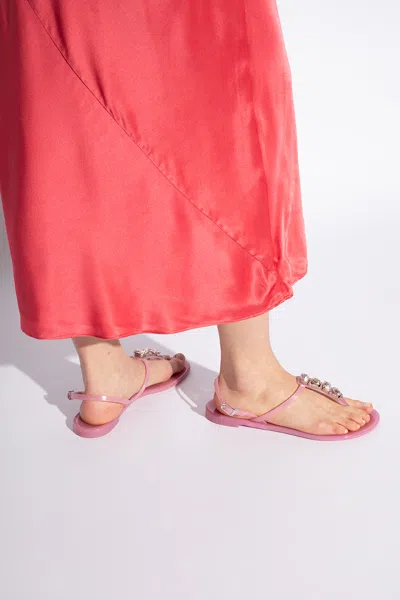 Casadei ‘jelly' Sandals In Pink