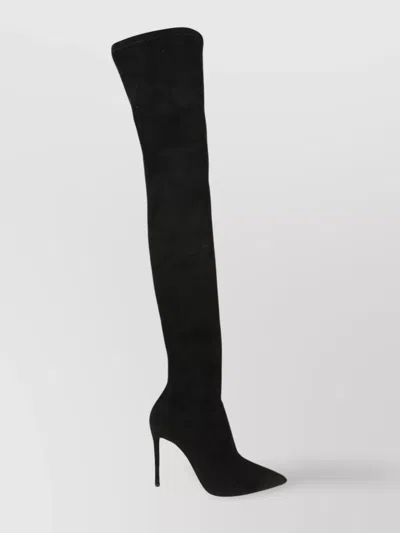 Casadei Jolly Arceus Leg-wrapping Stiletto Boots In Black
