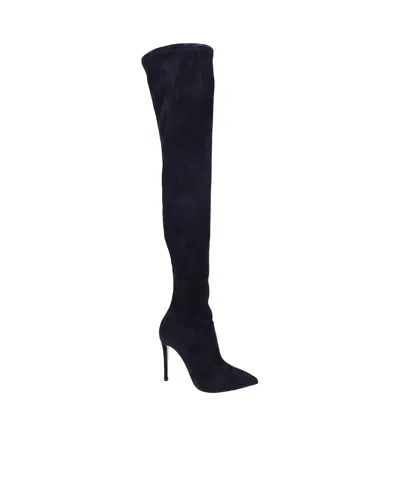 Casadei Julia 110mm Above-knee Boots In Black