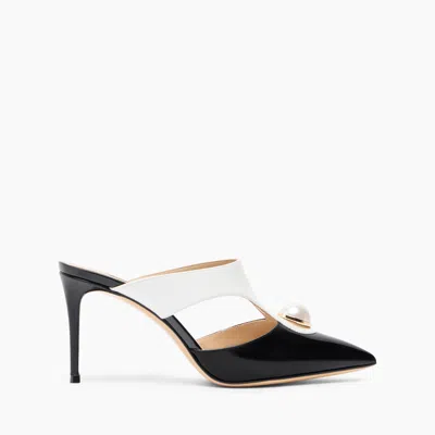 Casadei Julia Big Pink Mules - Woman Mules Black And White 36