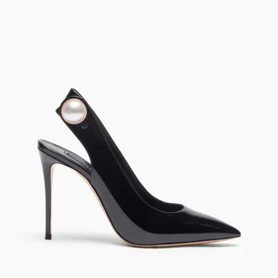 Casadei Julia Big Pink Slingbacks - Woman Pumps And Slingback Black 36.5