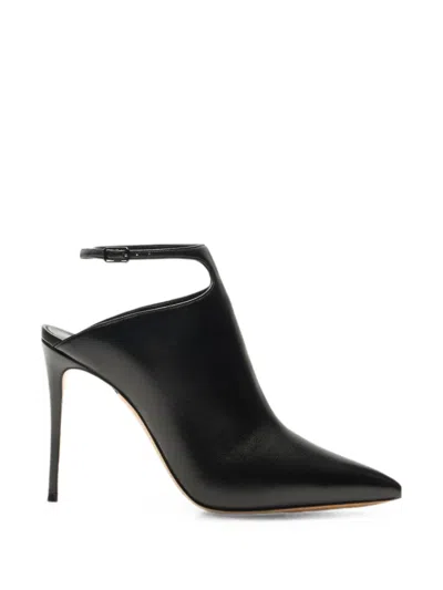 Casadei Julia Flavour Leather Mules In Black