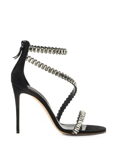 Casadei Julia Heaven Sandals In Black