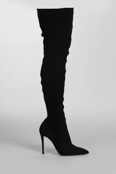 Casadei Julia High Heels Boots In Black