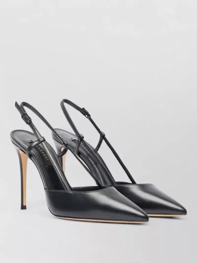 Casadei 100mm Julia Pointed-toe Slingback Heeled Pumps In Black