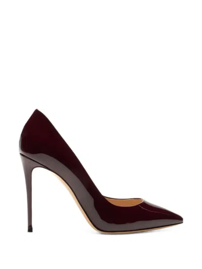 Casadei Julia Patent Leather Pumps In Red