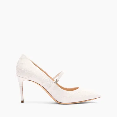 Casadei Julia Penny Liberty Pumps - Woman Pumps And Slingback White 39.5