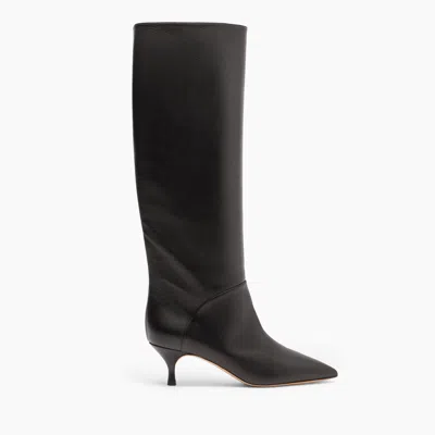 Casadei Julia Plonge To The Knee Boots - Woman High Boots Black 38
