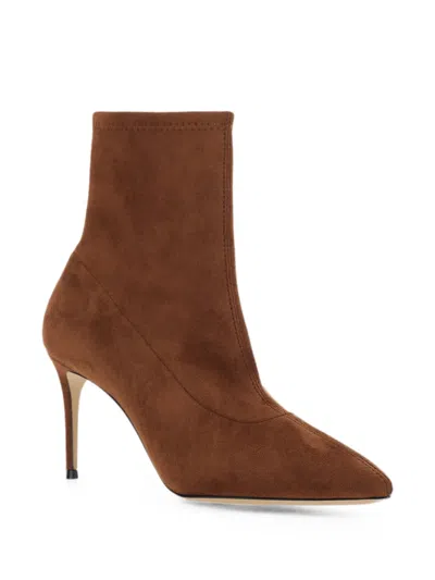 CASADEI JULIA POINTED-TOE ANKLE BOOTS