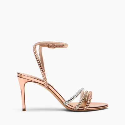 Casadei Julia Andromedea Embellished Ankle Strap Sandals In Pink