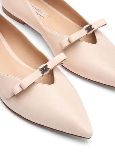 Casadei Juliet Ballerina Shoes In Pink