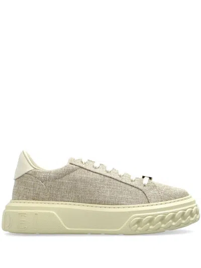 Casadei Juta Flo T. 020 Sneakers Shoes In Grey