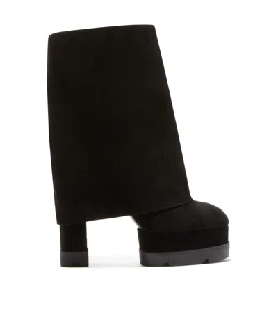CASADEI KNEE-LENGTH SUEDE BOOTS