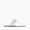 Casadei Sandals Multicolour In White And Crystal