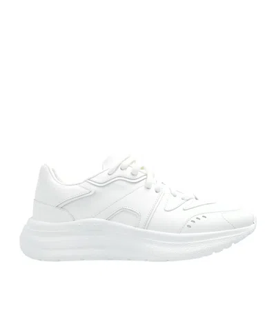 Casadei Laced Sneakers In White