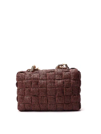 Casadei Florence Interwoven-design Tote Bag In Brown