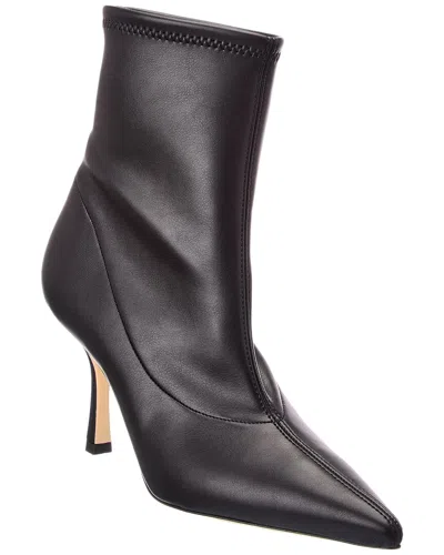 Casadei Leather Bootie In Black