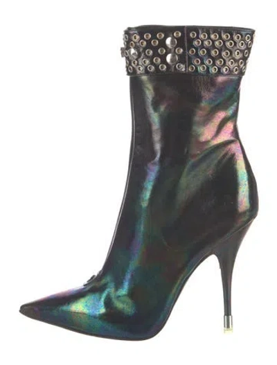 Pre-owned Casadei Leather Boots In Green