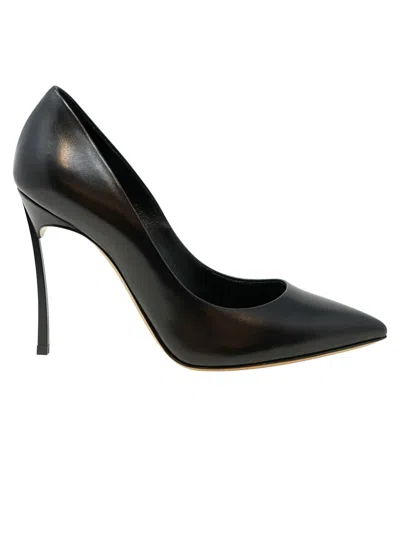 Casadei Leather Minorca Pumps In Black