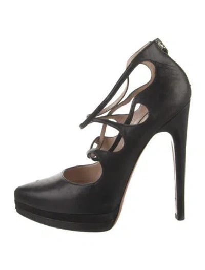 Pre-owned Casadei Leather Pumps In Black