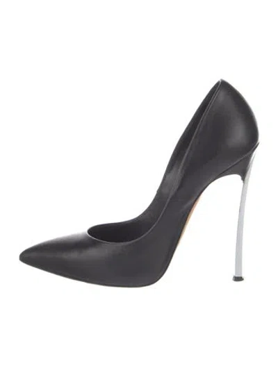 Pre-owned Casadei Leather Pumps In Black
