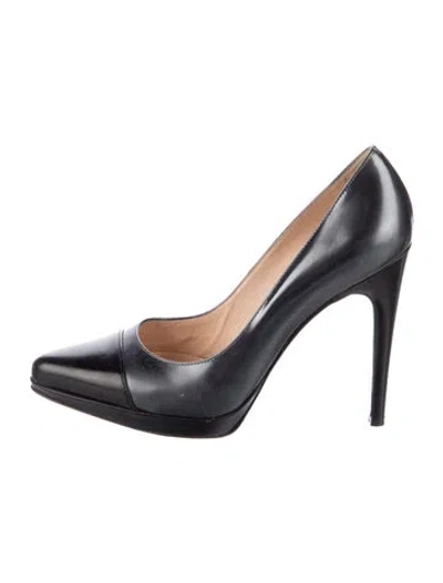 Pre-owned Casadei Leather Pumps In Black