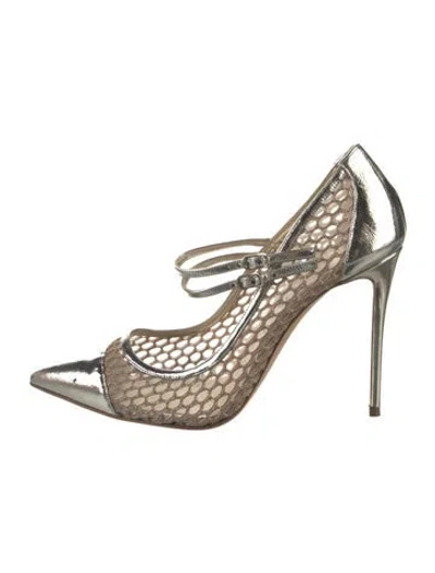 Pre-owned Casadei Leather Pumps In Gold
