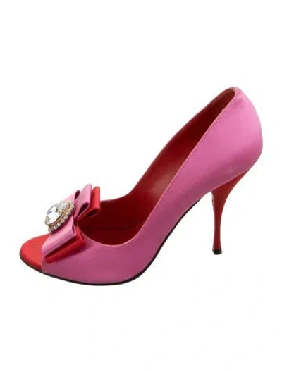 Pre-owned Casadei Leather Sandals In Pink