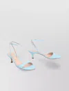 Casadei Leather Sandals With Ankle Strap And Thin Heel In White