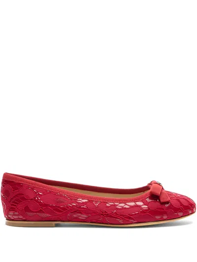 Casadei Liberty Ballet Flats In Pink