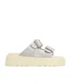 Casadei Logo Engraved Open Toe Sandals